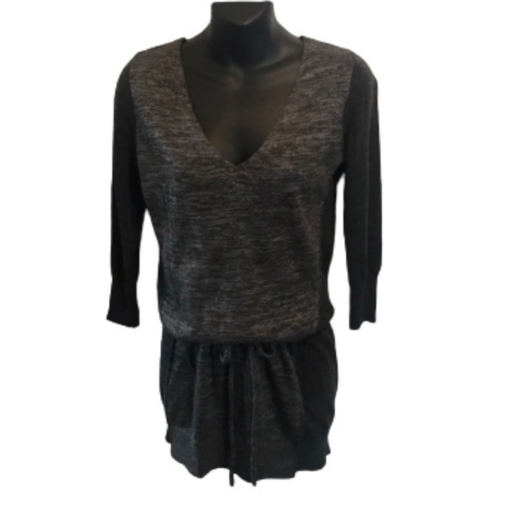 J. Crew charcoal gray lightweight sweater dress size S